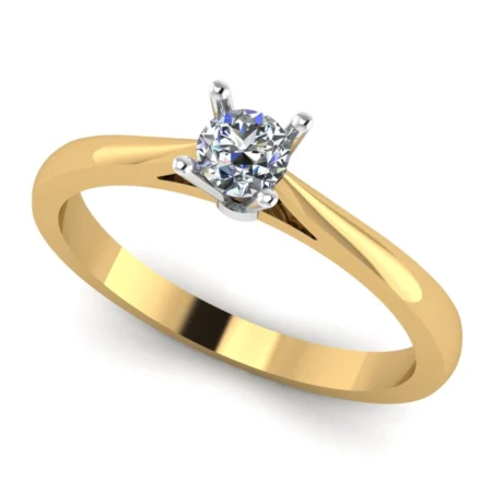 Pierścionek A0007 złoto żółte 0.1ct