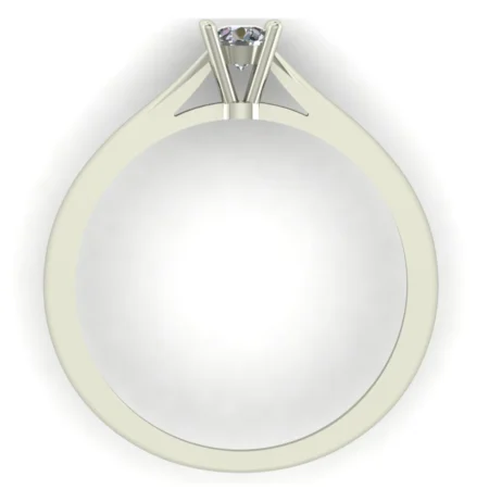 Pierścionek A0007 złoto białe 0.1ct