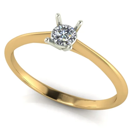 Pierścionek C0002 złoto żółte 0.2ct