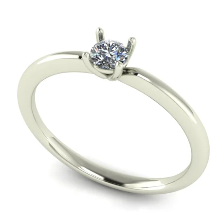 Pierścionek C0003 złoto białe 0.2ct