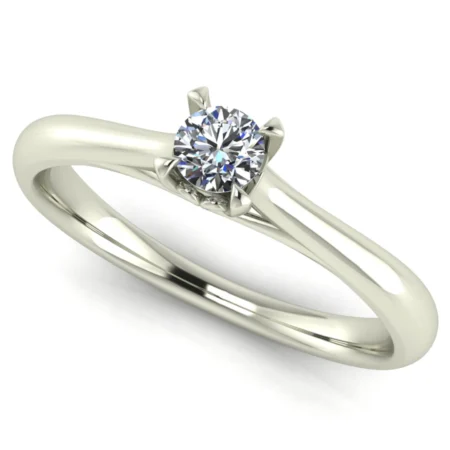 Pierścionek C0004 złoto białe 0.2ct
