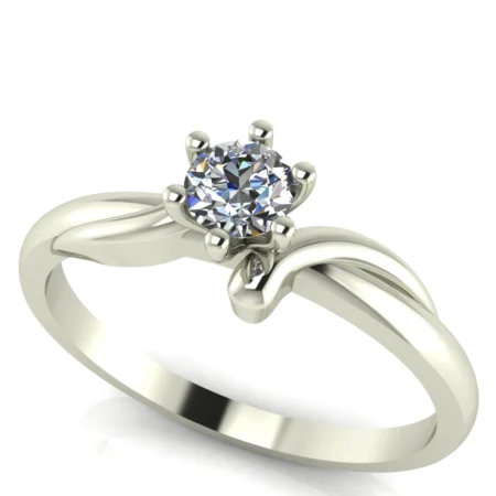 Pierścionek C0011 złoto białe 0.25ct