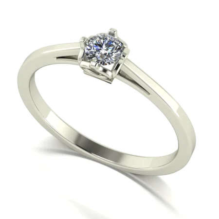 Pierścionek C0012 złoto białe 0.2ct