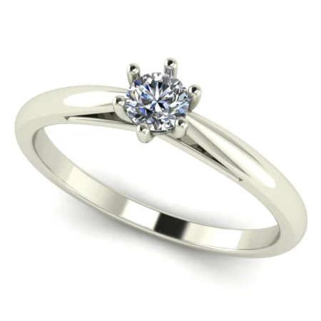 Pierścionek C0013 złoto białe 0.2ct