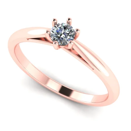 Pierścionek C0013 złoto różowe 0.2ct