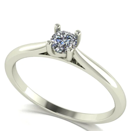 Pierścionek C0019 złoto białe 0.2ct