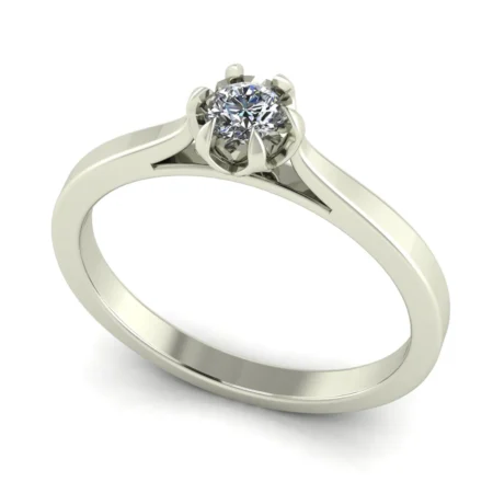 Pierścionek C0021 złoto białe 0.2ct
