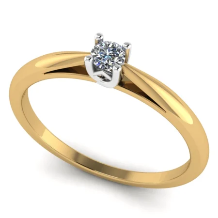 Pierścionek C0023 złoto żółte 0.2ct