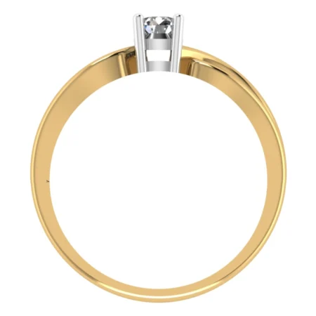 Pierścionek D0001 złoto żółte 0.25ct
