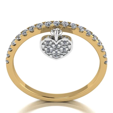 Pierścionek E0003 złoto żółte 0.25ct