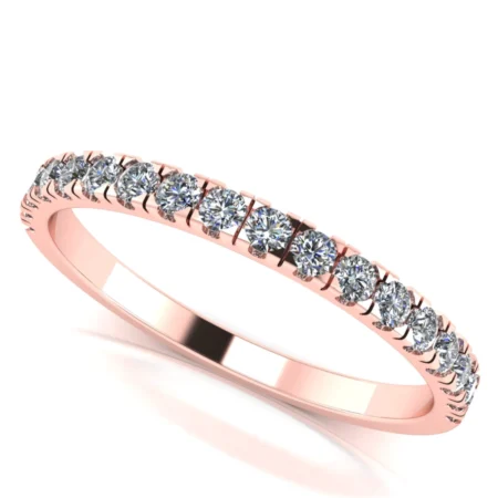 Pierścionek E0004 złoto różowe 0.28ct